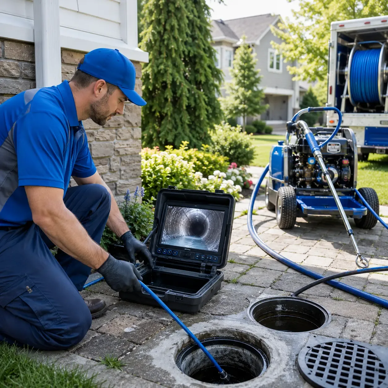 Outdoor drain cleaning professionals serving Applegate, MI