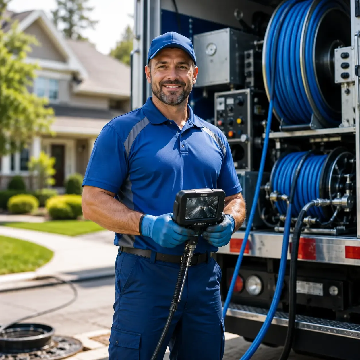 Local outdoor drain cleaning specialists in Applegate, MI